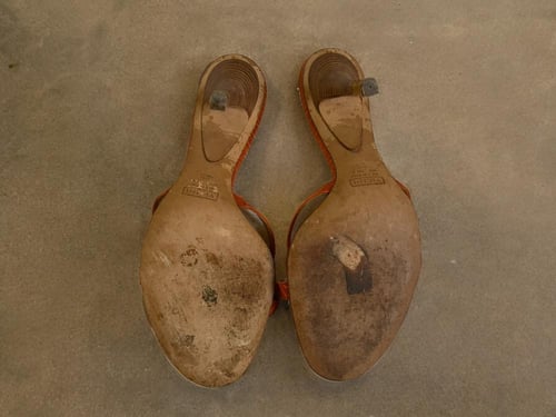 Vicini orange heels Size:39