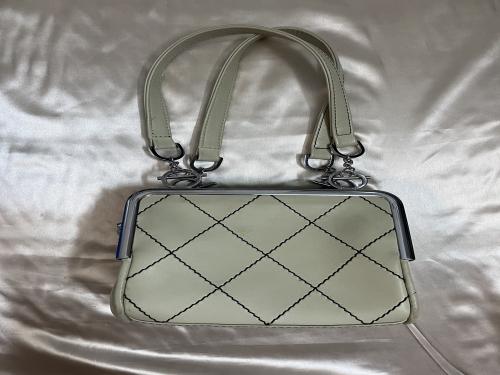 Chanel White Leather Handbag -not real