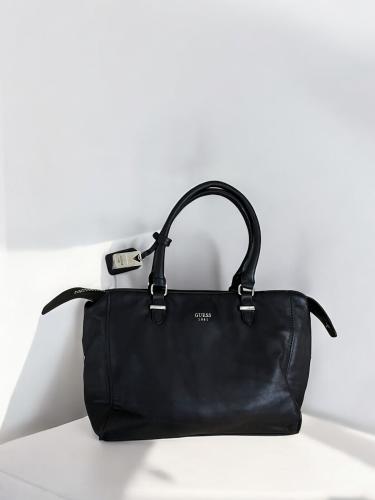 Guess black leather bag