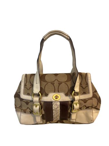 Coach Hamptons Signature Carryall (Off-White/Khaki...