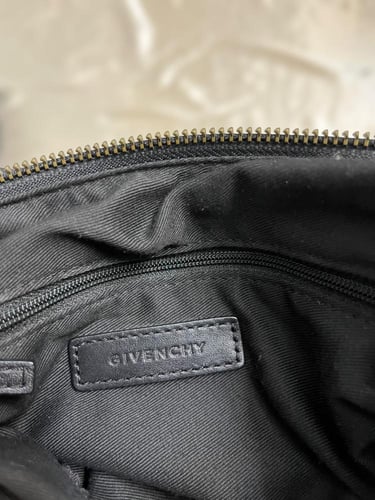 Givenchy Black Leather Hobo Bag