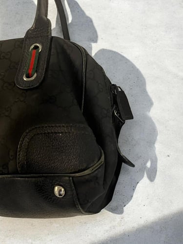 Gucci GG Supreme Canvas Bowling Bag