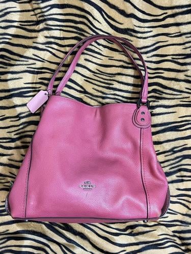 Coach Pink Leather Handbag