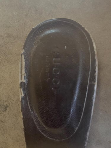 ‏Gucci Beige Guccissima Canvas Knotted Bow Mules S...