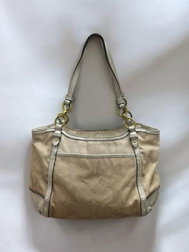 Coach Signature F20807 Alexandra Shoulder Handbag...