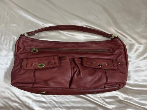 Mark Jacobs Red Leather Shoulder Bag