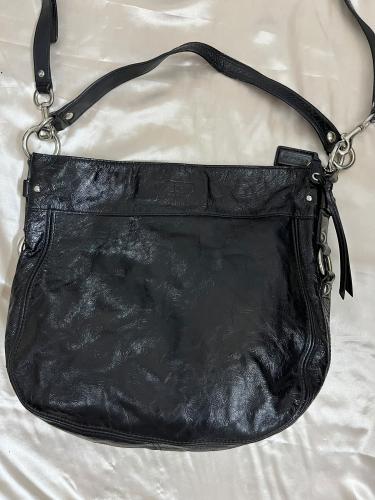 coach Black Leather Bag