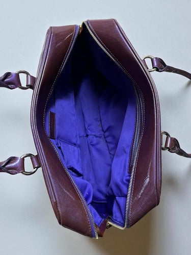 moschino purple handbag