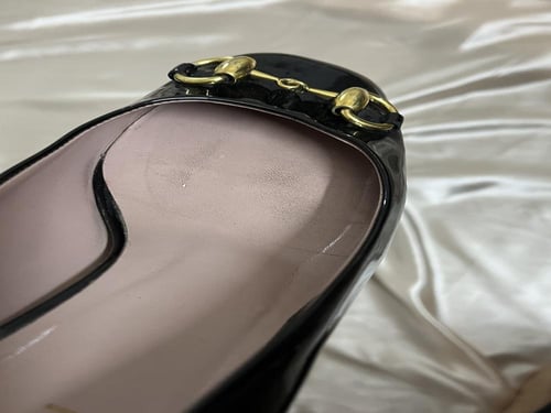 Gucci Black Patent Leather heels(Size 36)