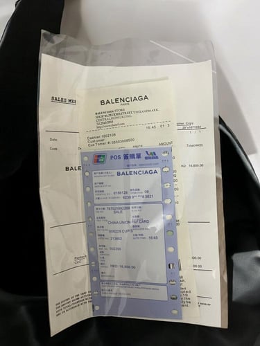 BALENCIAGA Medium Lambskin Le City Top-Handle Bag