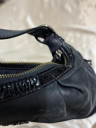 Givenchy Black Leather Hobo Bag