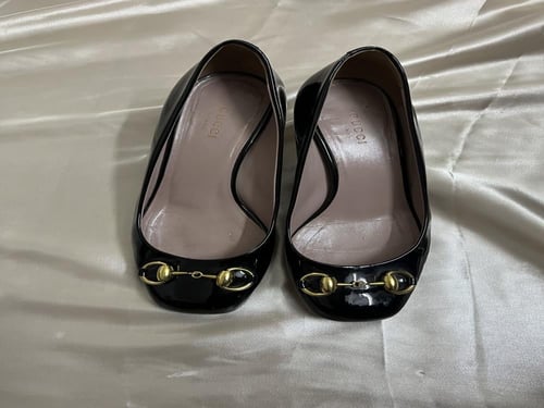 Gucci Black Patent Leather heels(Size 36)