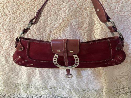 aigner pink shoulder bag