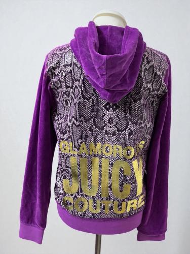 Juicy Couture Purple Velour Hoodie - Size M