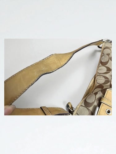 Coach Signature Fabric Shoulder Bag