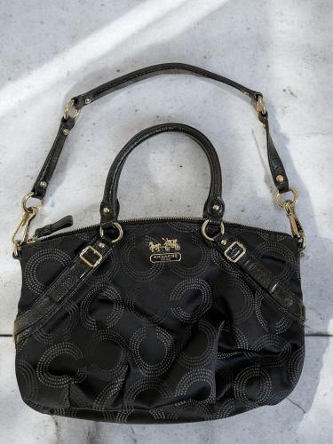 Coach Madison patent leather handbag