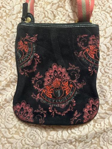 Juicy Couture Black Velvet Bag