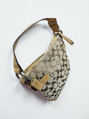 Coach Signature Fabric Shoulder Bag