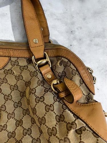Gucci Sukey GG Canvas Handbag