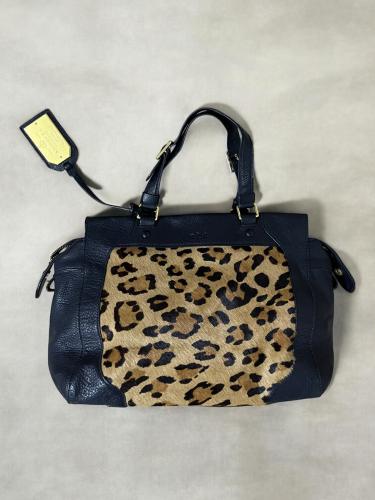 Lauren animal prints and leather bag