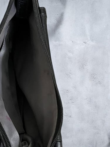 Coach Mini Black Kristin Leather Shoulder Bag Silv...