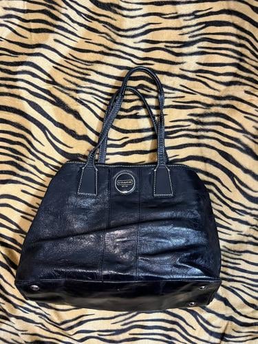 Coach Black Leather Handbag