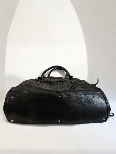 Chloé Paddington in tweed and black leather