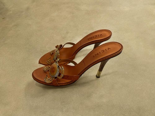 Vicini orange heels Size:39