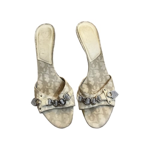 Dior Monogram Kitten Heels Size :40