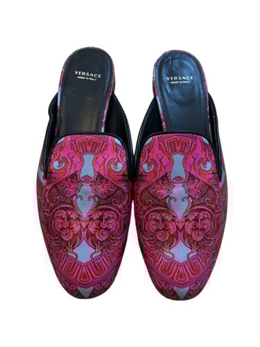 Versace Baroccoflage print Slippers, size 37