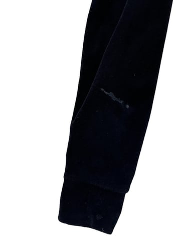 ‏Juicy Couture Black to navy Velour Hoodie