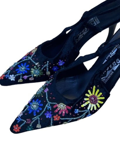 Salvatore Ferragamo Velvet heels, size :39