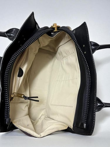 Chloé Black Leather Tote