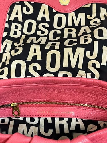 Marc by Marc Jacobs Pink Leather Shoulder Bag