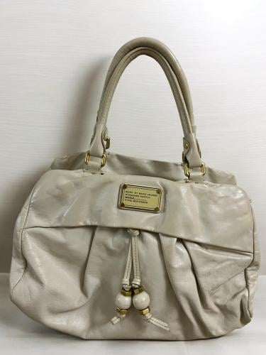 MARC BY MARC JACOBS Leather Top Handle Bag Cream