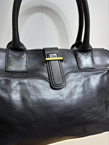 Chloé Black Leather Tote
