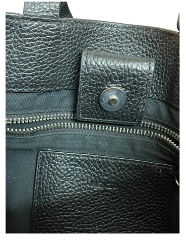 Kenzo Black Leather Tote Bag