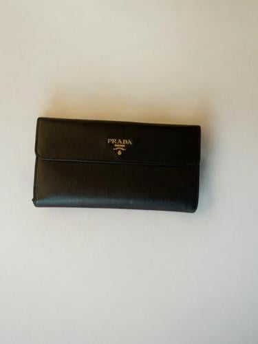 Prada Saffiano Leather Long Wallet