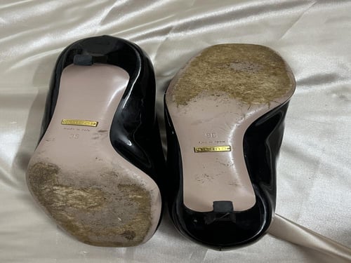 Gucci Black Patent Leather heels(Size 36)