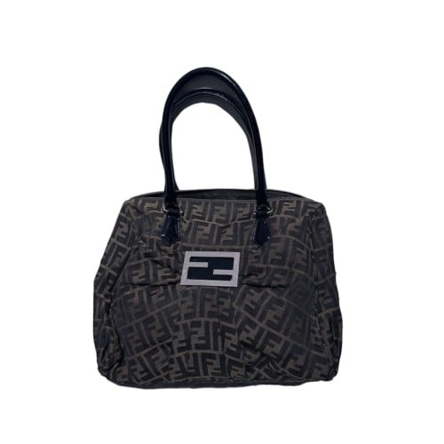 Fendi Monogram Zucca Mia Hobo