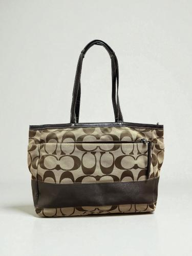 Coach Signature large Fabric Tote Bag