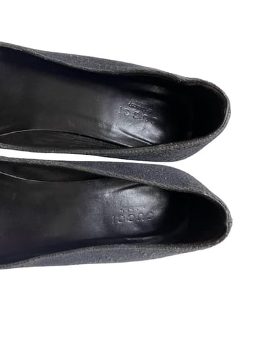 GUCCI Canvas Printed Pumps Size:38 1/2