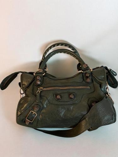Balenciaga Le City Bag Medium in Army Green