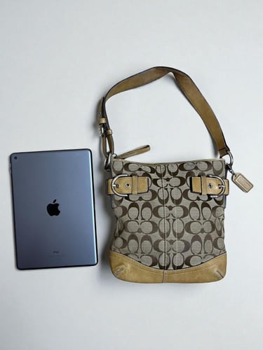 Coach Signature Fabric Shoulder Bag