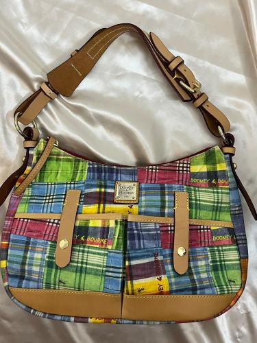 Dooney & Bourke Multicolor Plaid Shoulder Bag