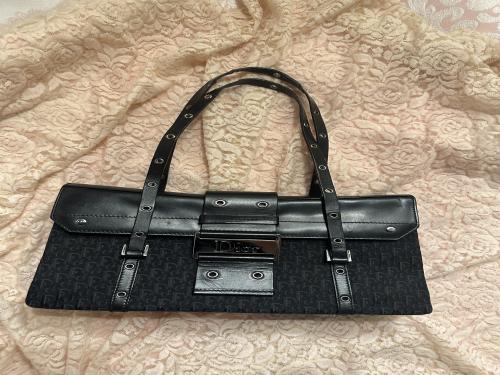 Dior Columbus Monogram Shoulder Bag