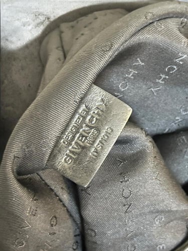 Givenchy Black Monogram Nylon and Leather Hobo