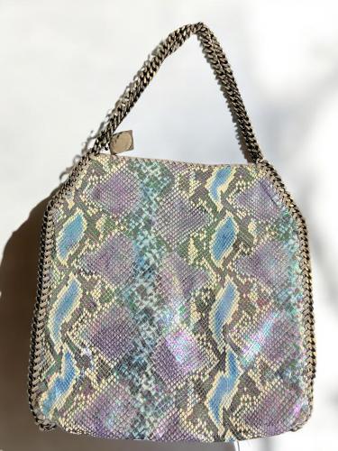 STELLA MC CARTNEY FALABELLA 234387 PYTHON STYLE PU...