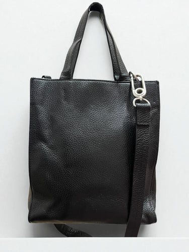 Kenzo Black Leather Tote Bag