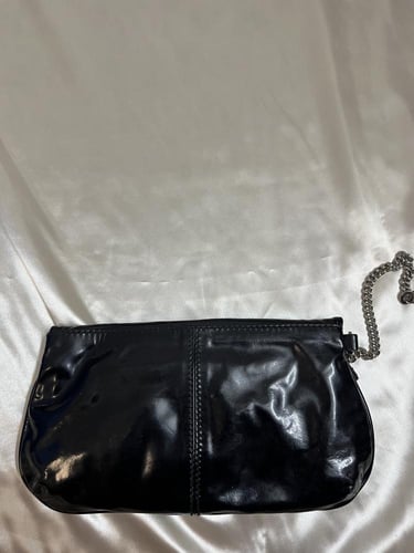 Dolce & Gabbana Black Patent Clutch Bag